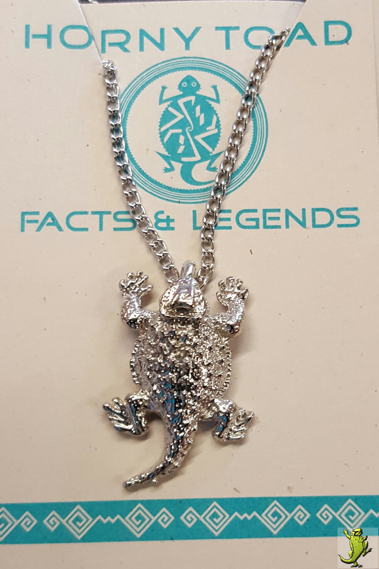 Short-horned Horny Toad Pin or Necklace - 1"
