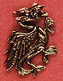 Medieval Dragon Scatter Pin - Click Image to Close