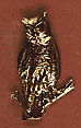 Horned Owl Scatter Pin
