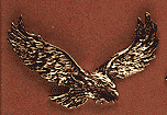 Small Spread Wing Eagle Scatter Pin - Click Image to Close