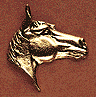 Large Horse Head Scatter Pin - Click Image to Close