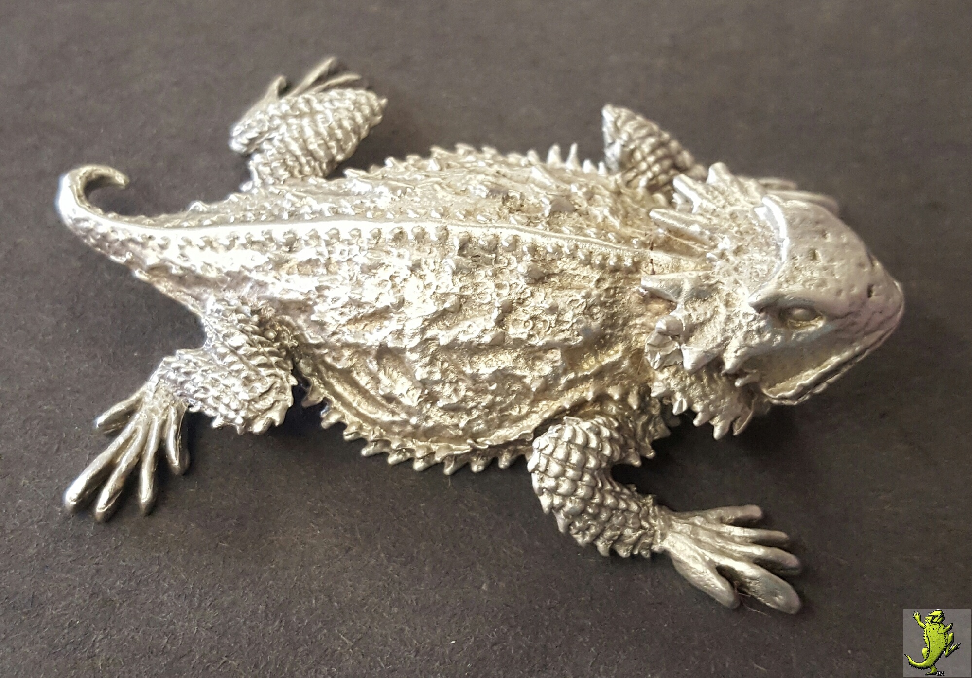 Medium Belly Toad Figurine 3" pewter only