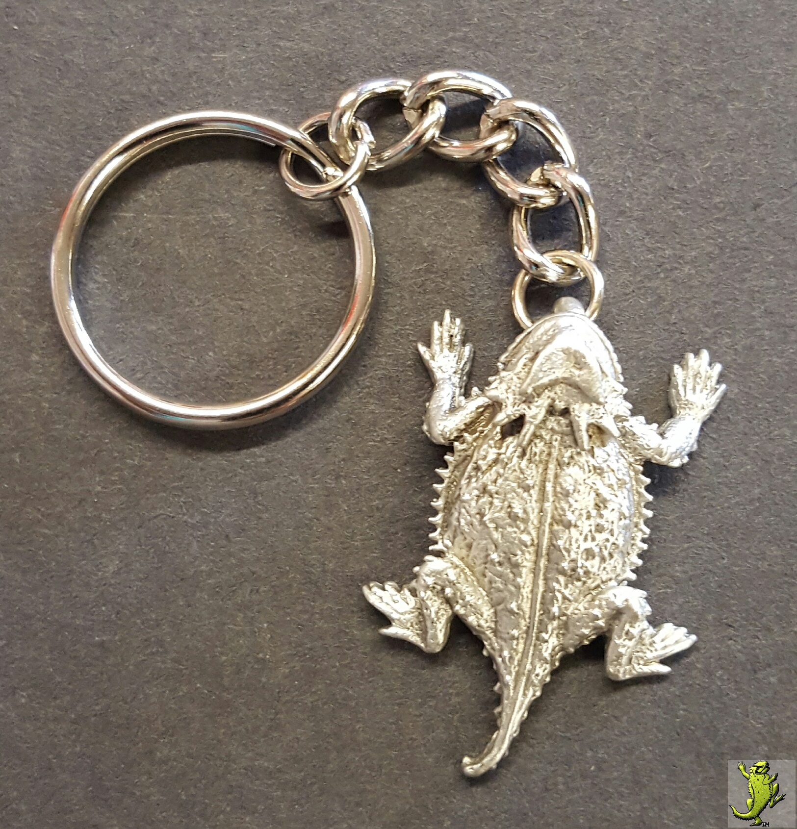 Horny Toad Keychain - 1.5" - Click Image to Close
