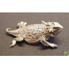 Horny Toad Small Hood Ornament / Medium Paperweight - 3" - Click Image to Close