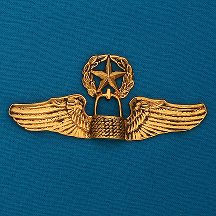 Crew Chief Wings Pin - 2.75" - Click Image to Close