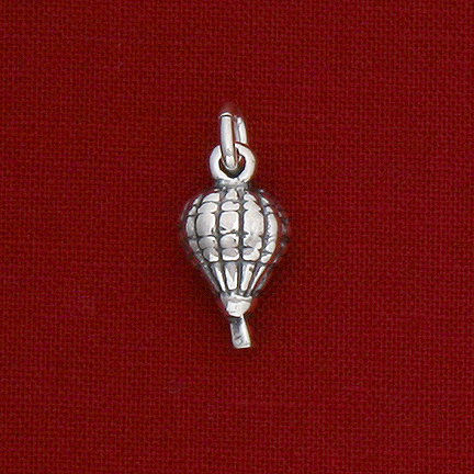 Sterling Silver 3D Balloon Charm - Click Image to Close