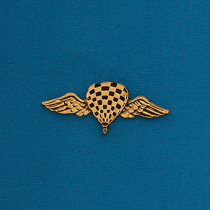 Tiny Pilot Wings Pin - 1.5" - Click Image to Close