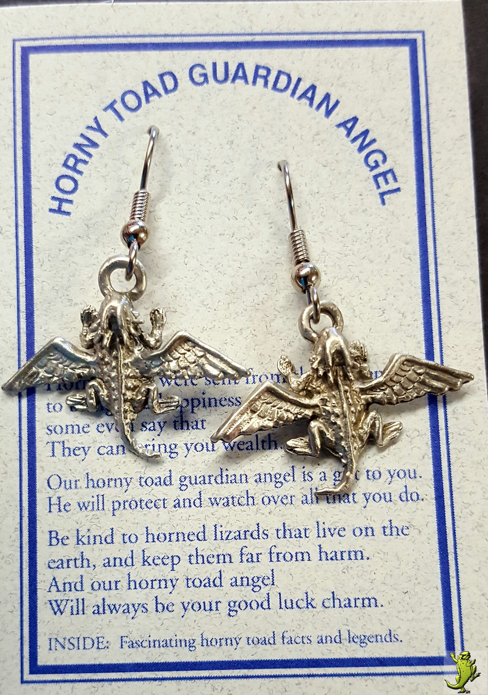 Guardian Angel Earrings - 1"