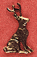 Small Jackalope Scatter Pin