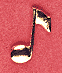 Musical Note Scatter Pin Musical Note Scatter Pin