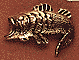 Large Mouth Bass Scatter Pin