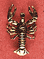 Lobster Scatter Pin