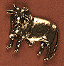 Brahma Bull Scatter Pin