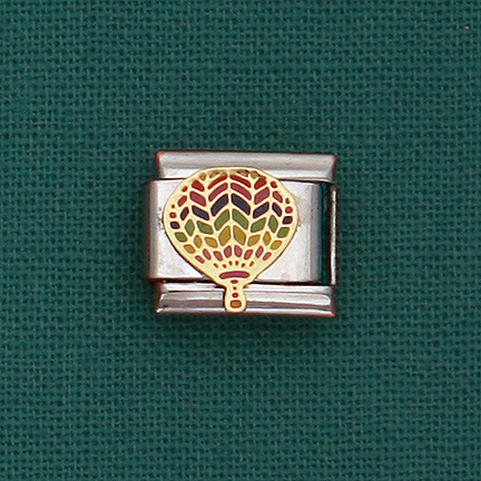 Stainless Steel Italian Charm - Zig-Zag